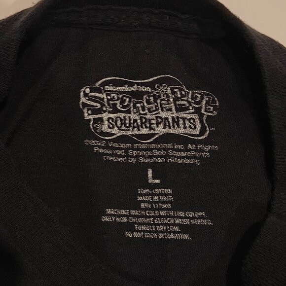 SpongeBob SquarePants T-Shirt Men's L Official Licensed Characters Graphic - Picture 5 of 7